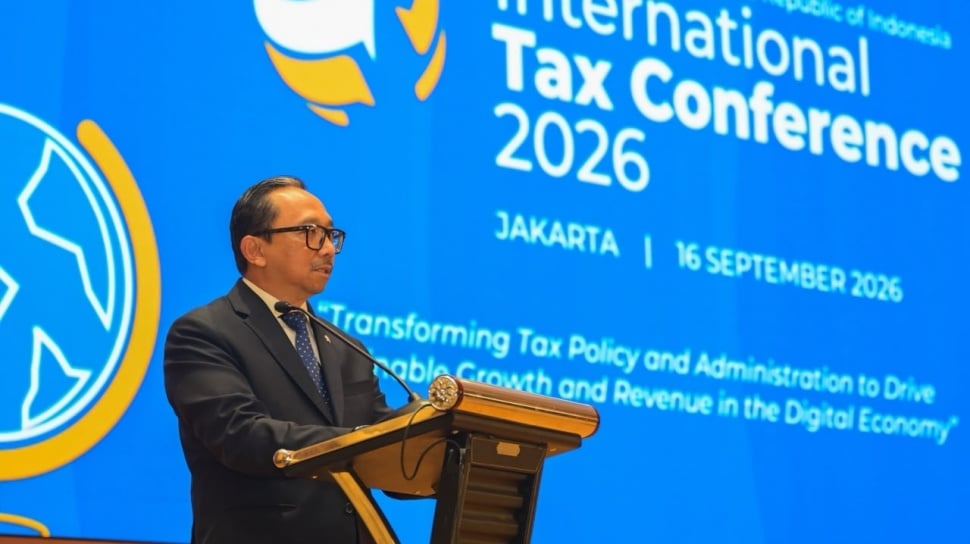 Wakil Menteri Keuangan Juda Agung menyampaikan pandangannya mengenai transformasi digital dan pemanfaatan teknologi dalam administrasi perpajakan.