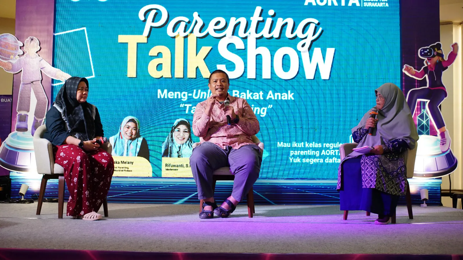 AORTA Gelar Talkshow Parenting untuk Mengembangkan Bakat Anak