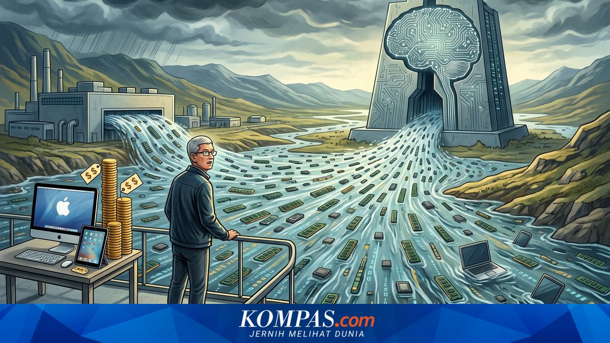 Tim Cook Sebut Krisis Chip Memori Global Seperti "Banjir Seratus Tahunan"