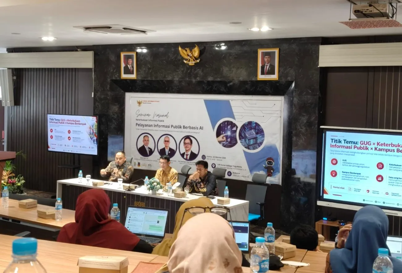 UIN Saizu Ikuti Seminar Inovasi AI untuk Keterbukaan Informasi di Yogyakarta