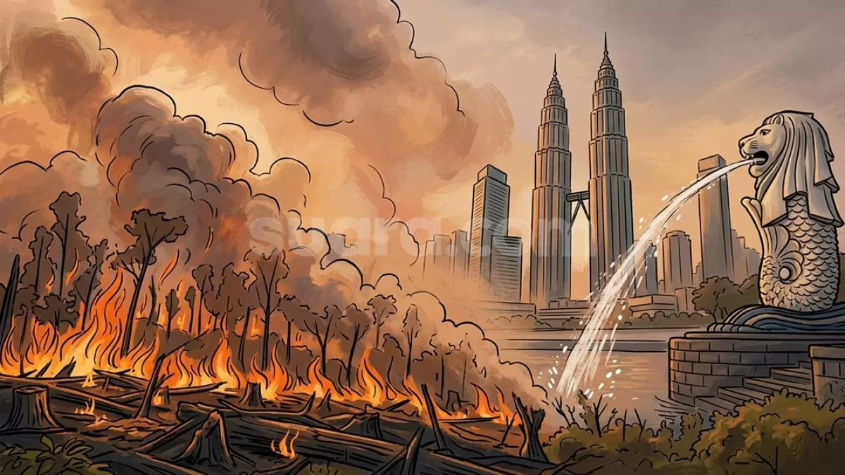 Tujuh Perusahaan Indonesia Ditegur Singapura Terkait Kebakaran Hutan