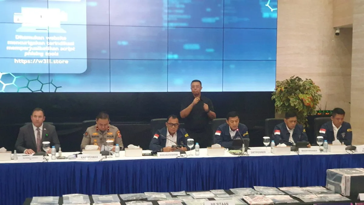 Bareskrim Polri Bersama FBI Ungkap Sindikat Phishing Internasional
