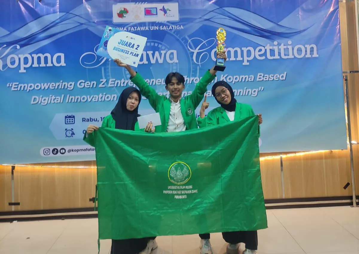 Tim Ventura Kopma UIN Saizu Raih Juara II dalam Lomba Business Plan dengan Aplikasi BizSobat