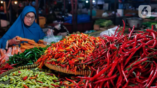 Kenaikan Harga Cabai Rawit Merah Tembus Rp 70.450 per Kg
