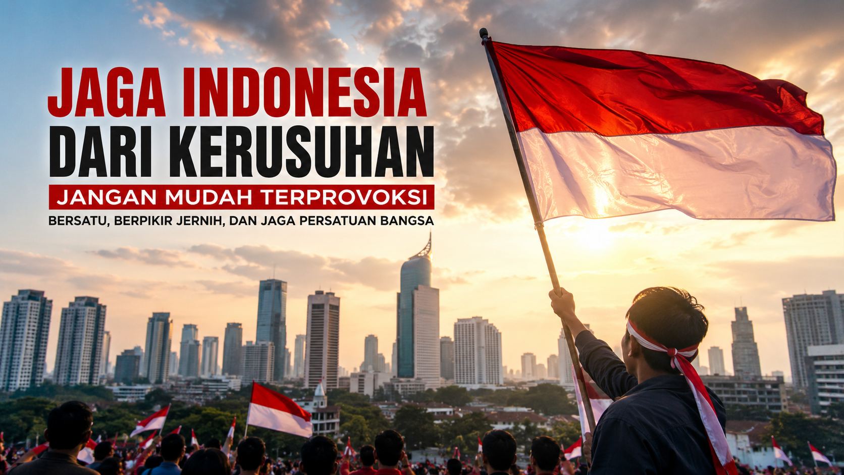 Jaga Indonesia dari Kerusuhan: Jangan Mudah Terprovokasi