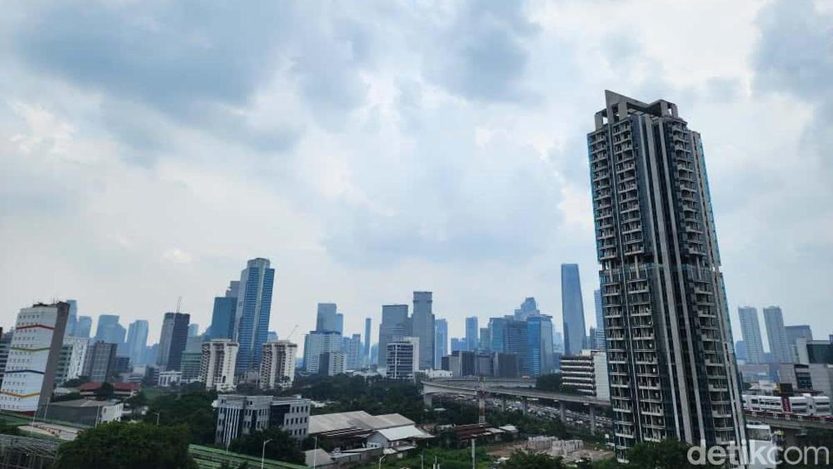 Foto: Ilustrasi kualitas udara di Jakarta. (detikcom)