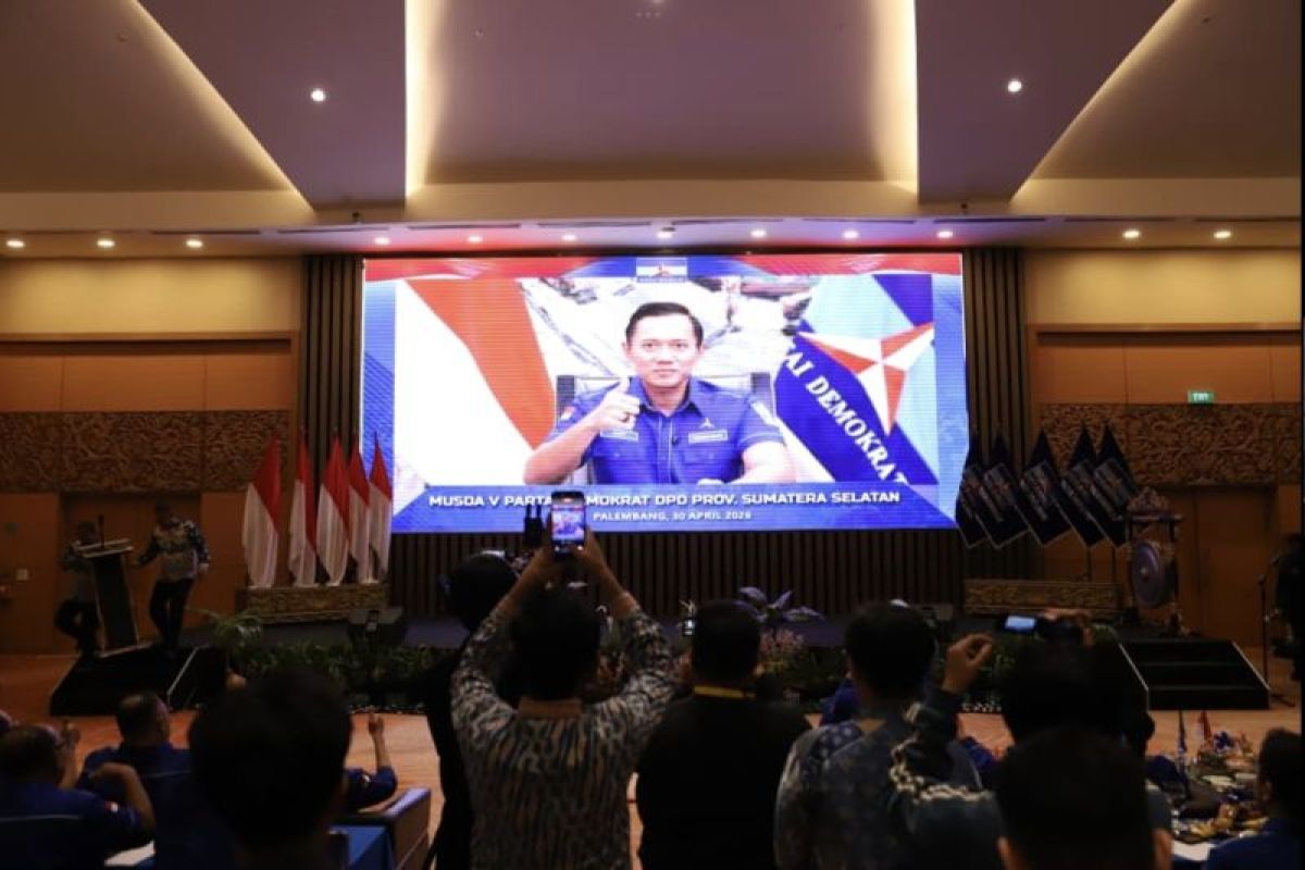 Konsolidasi Partai Demokrat Ditekankan oleh AHY dalam Musda V di Sumatera Selatan