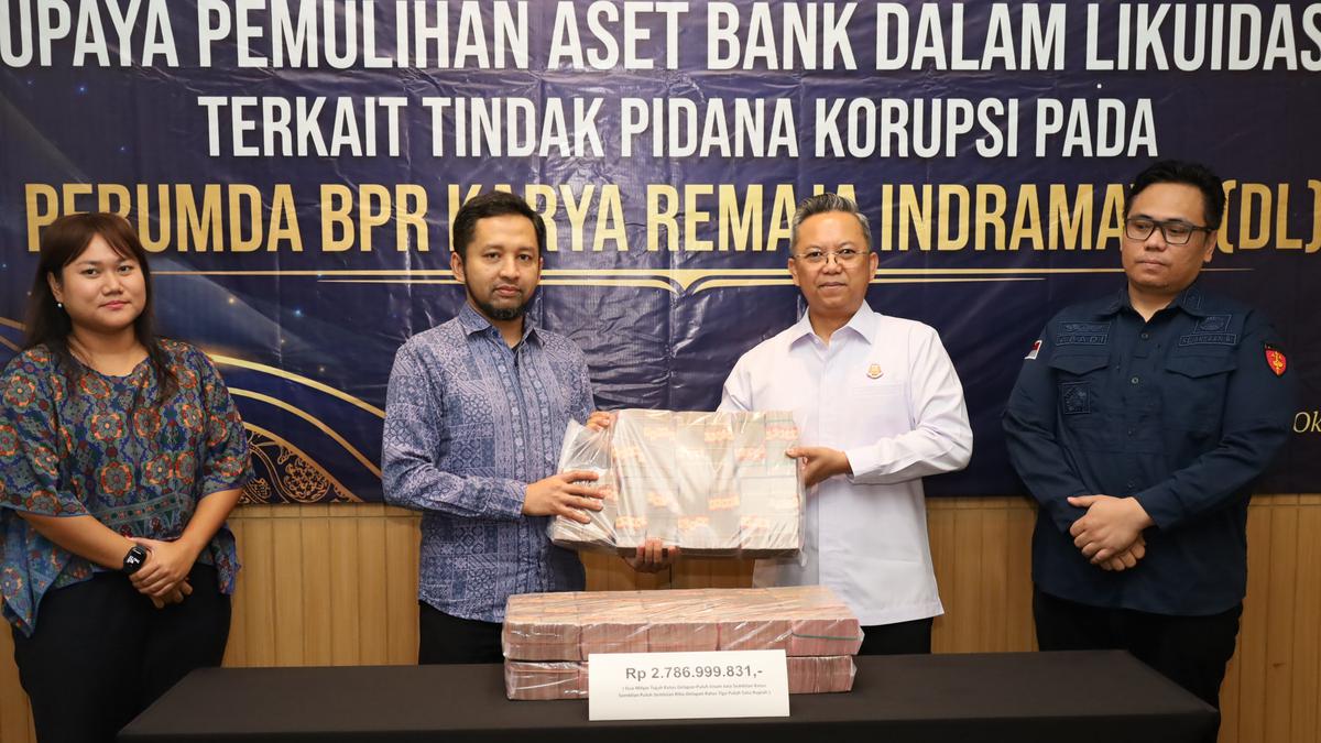 LPS Menerima Pemulihan Aset Sebesar Rp 2,7 Miliar dari Kasus Korupsi BPR Indramayu