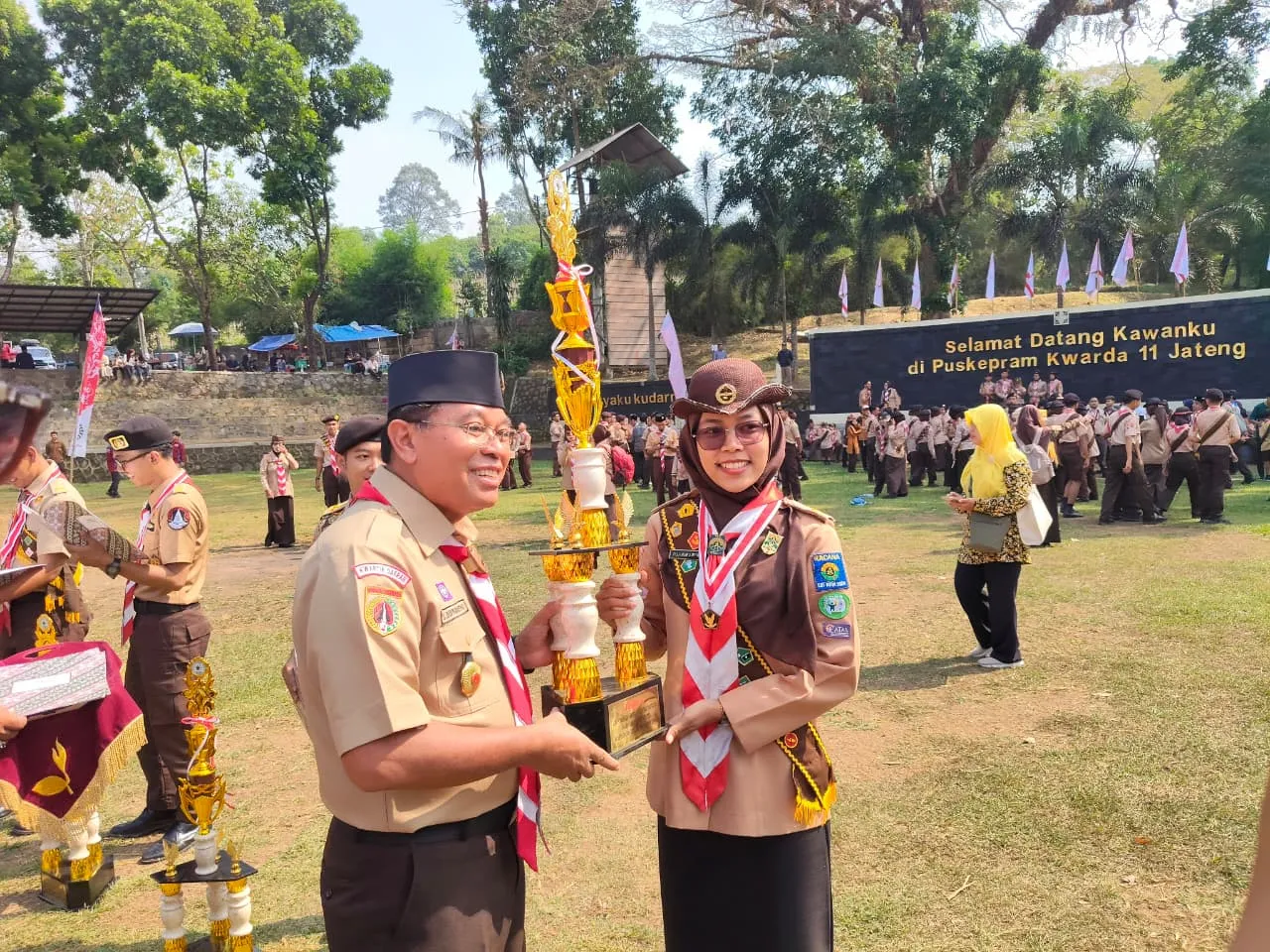 Kemenangan Mahasiswa PGMI UIN Saizu dalam Lomba Pramuka Garuda Berprestasi
