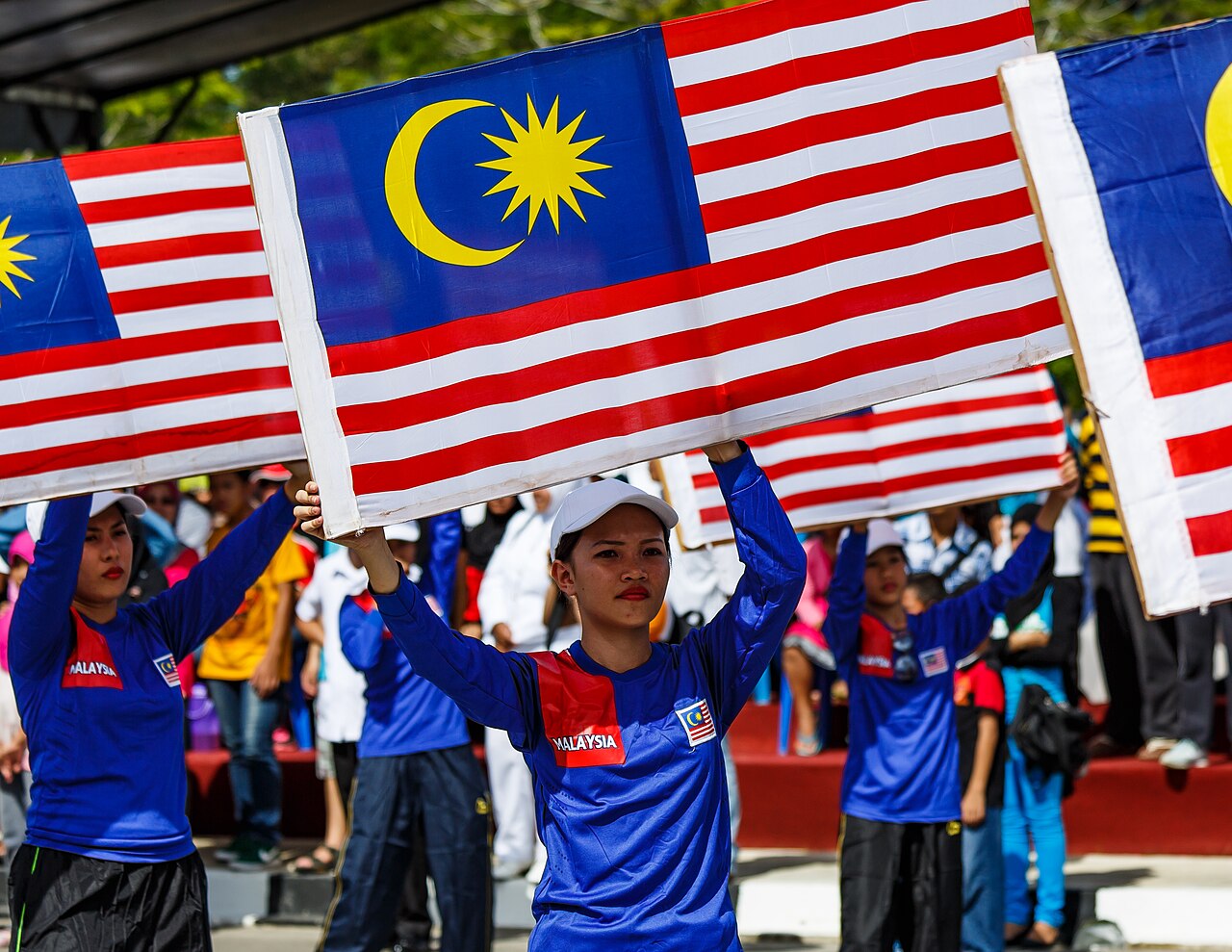 Ilustrasi bendera Malaysia.(WIKIMEDIA COMMONS/CE PHOTO, UWE ARANAS)