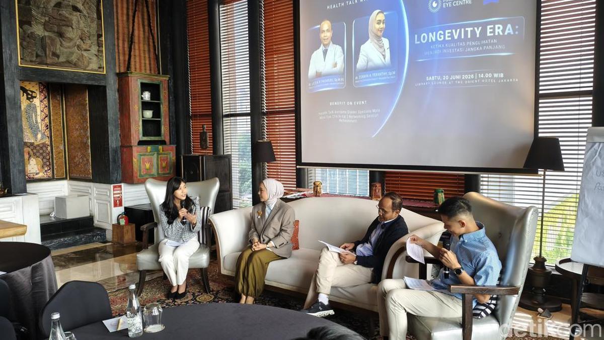 Diskusi kesehatan mata bersama Mayapada Eye Centre (Foto: Averus Al Akutsar/detikHealth)