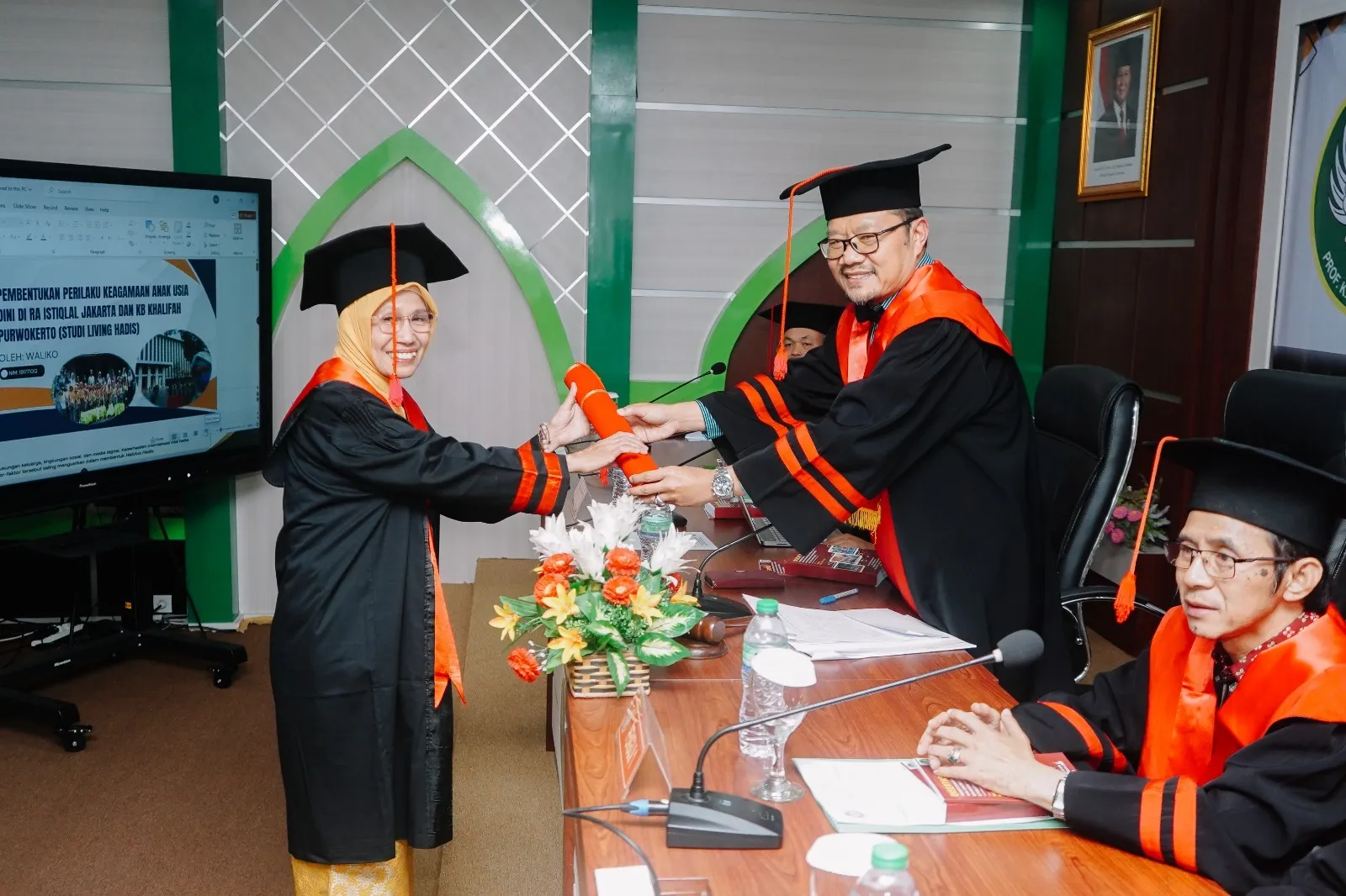 Promosi Doktor di UIN Saizu Melalui Disertasi Living Hadis