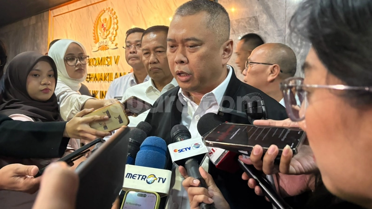 Menteri Perhubungan (Menhub) Dudy Purwagandhi. (Suara.com/Bagaskara)