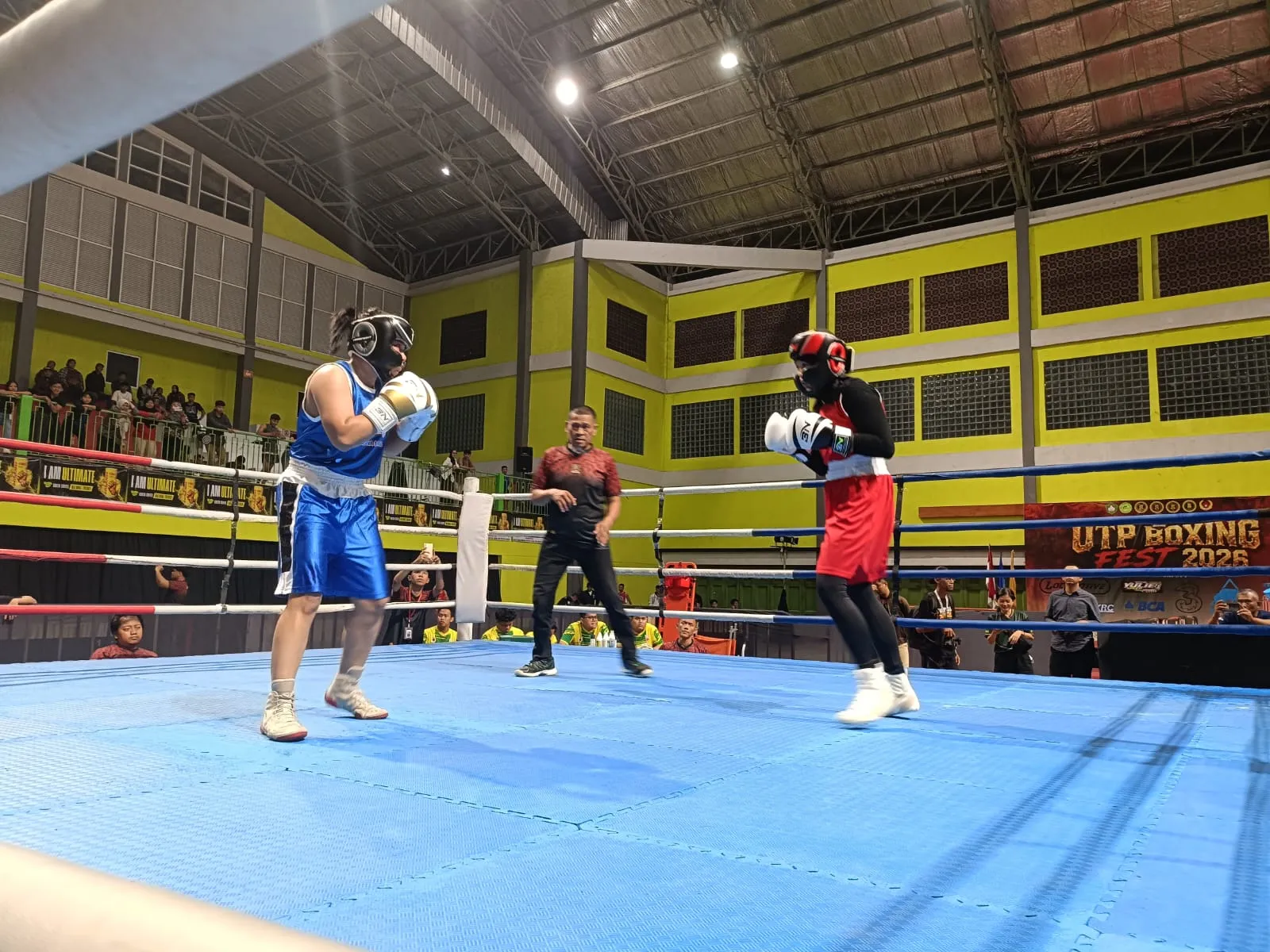Universitas Tunas Pembangunan (UTP) Surakarta sukses menggelar UTP Boxing Fest 2026, Minggu (28/6/2026). (Istimewa)