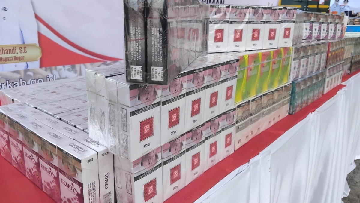Peningkatan Peredaran Rokok Ilegal Capai 13,9 Persen, Negara Berpotensi Kehilangan Cukai Hampir Rp40 Triliun
