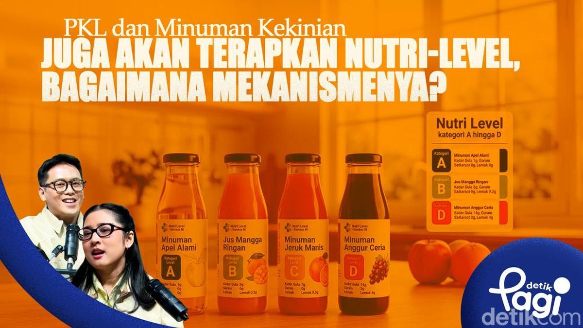 Penerapan Nutri-Level untuk PKL dan Minuman Kekinian, Ini Mekanismenya
