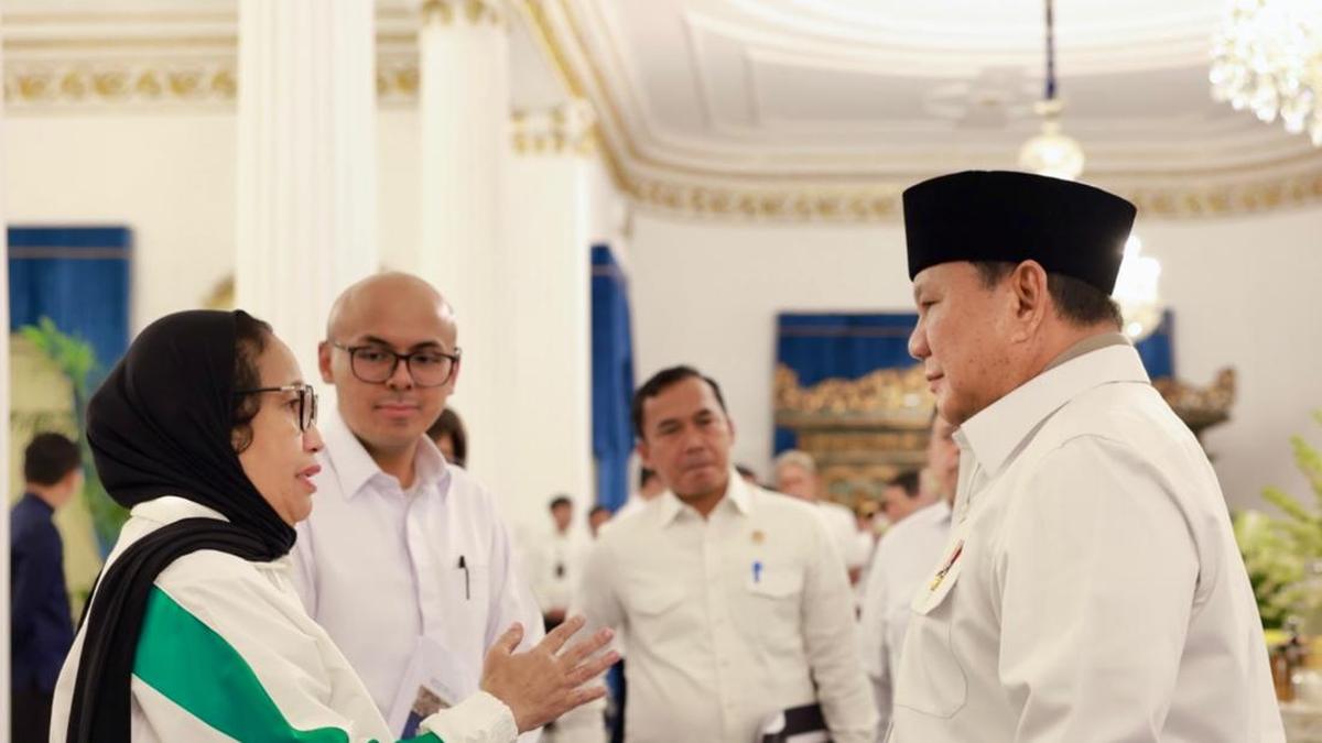 Foto: Nanik S Deyang mengundurkan diri sebagai Kepala Badan Gizi Nasional (BGN) sekaligus pamit ke Presiden Prabowo Subianto (Dok Instagram Dirgayuza)