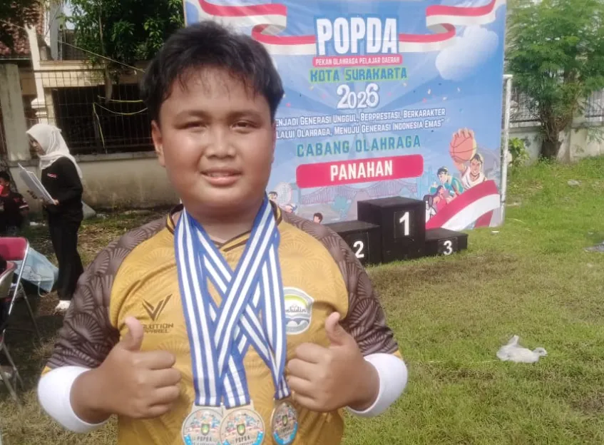 Dzakira Sakhi Putra dari SDICT Al Abidin Solo Berhasil Lolos ke Popda Jateng