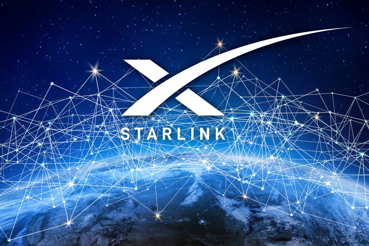 Ilustrasi Starlink.