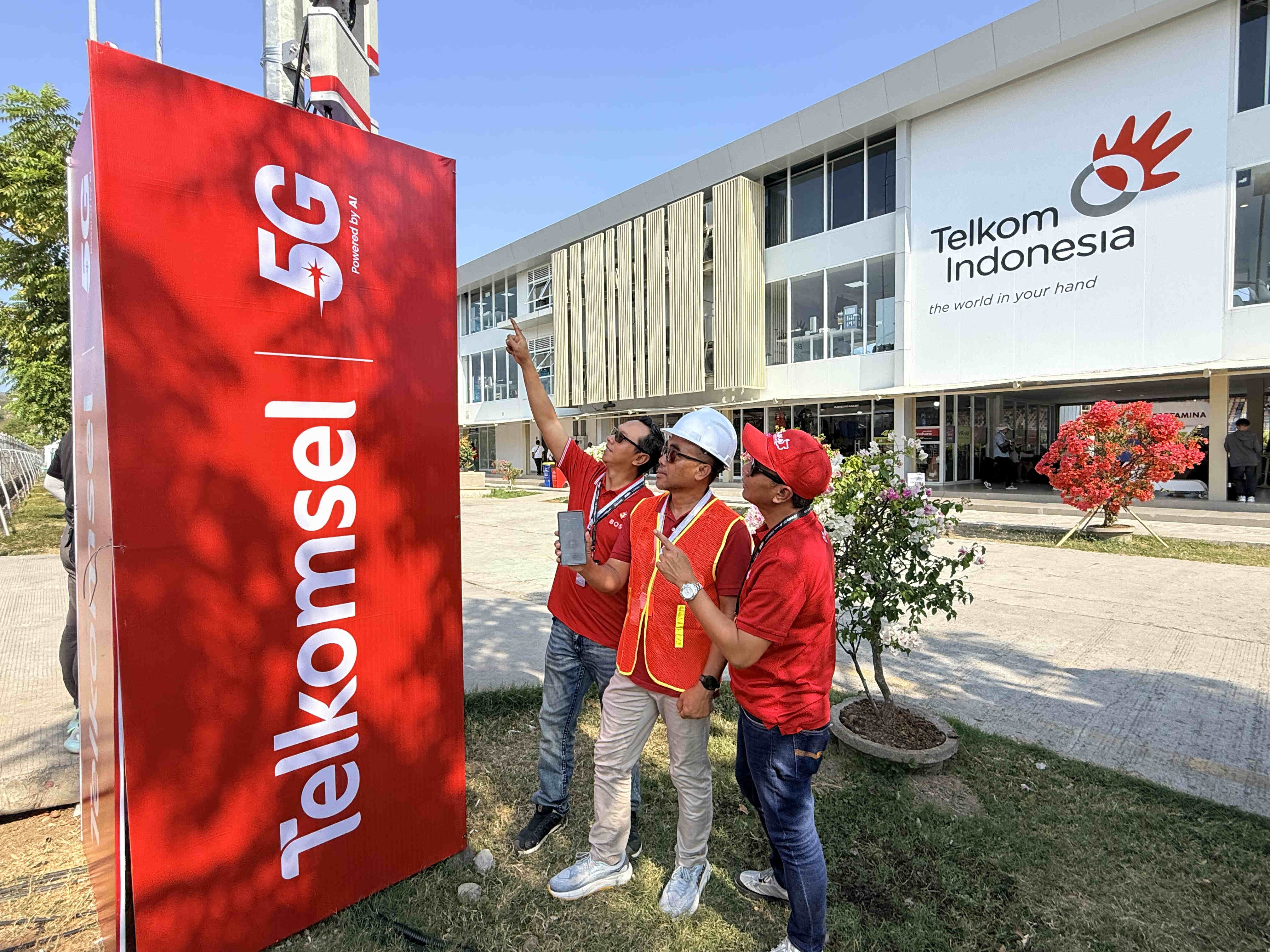 Telkomsel Tingkatkan Jaringan 5G di MotoGP Mandalika 2026 dengan Frekuensi 2.600 MHz