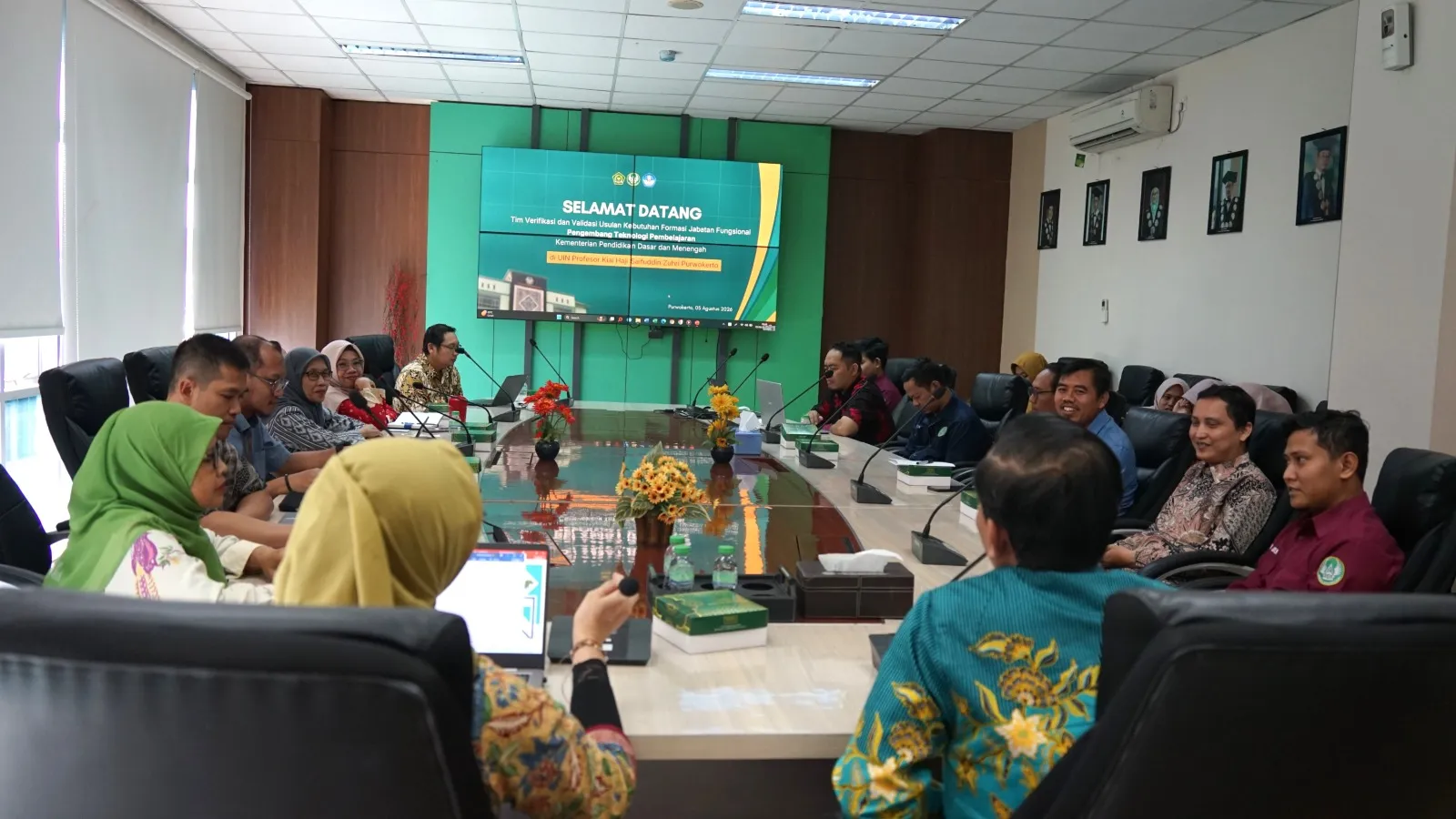 Tim Pusdatin Kemendikdasmen Lakukan Verifikasi Kebutuhan JF PTP di UIN Saizu Purwokerto